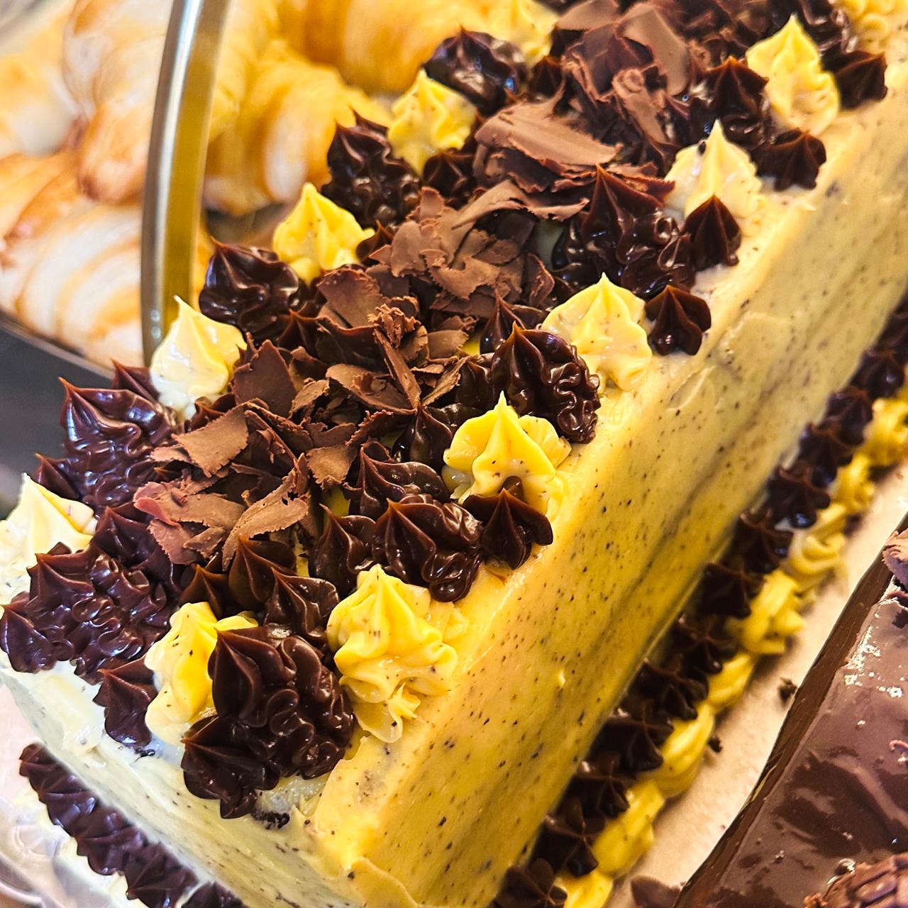 Fatia de Maracujá com chocolate